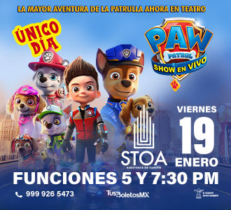 Llega a Cancún el mejor show en vivo de Paw Patrol en&nbsp;Teatro