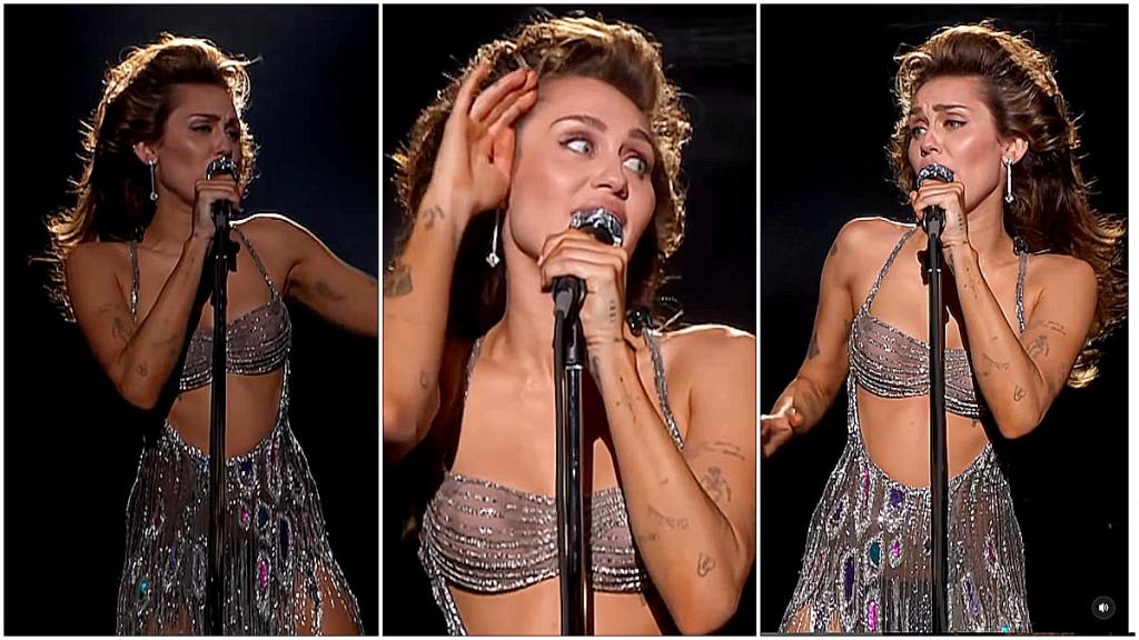 Miley Cyrus con 2 premios Grammy 1 peinado viral y mas de 5 cambios de&nbsp;vestido